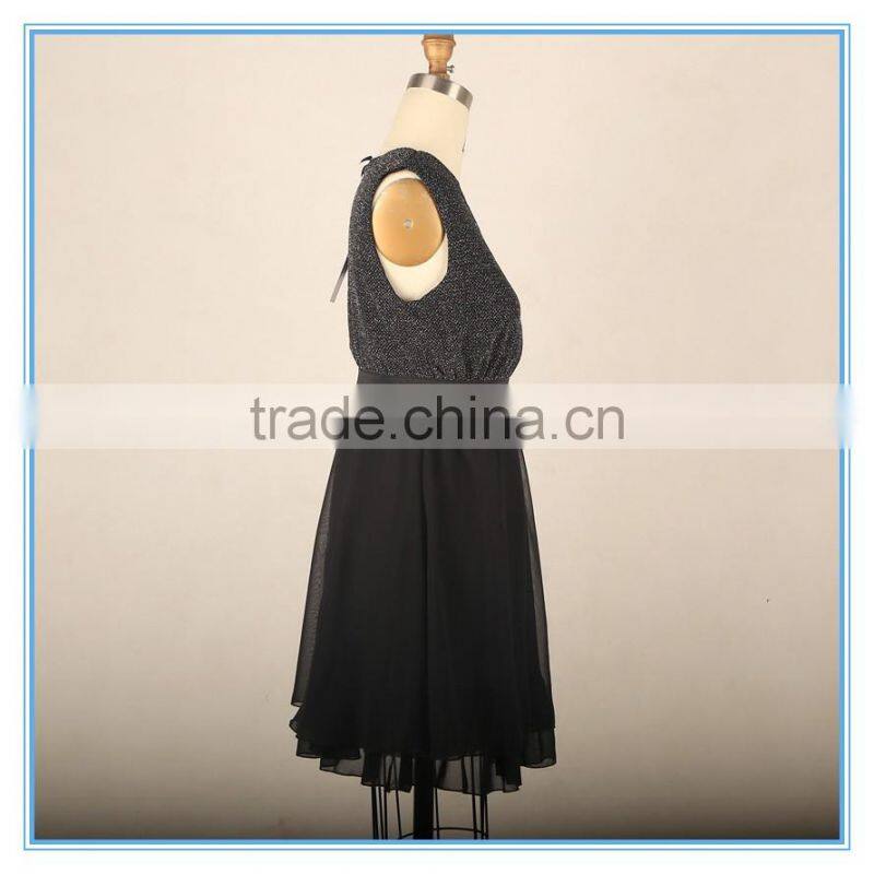 Ladies New Model Dress Designs Frocks Black Tutu Dress Summer Dress