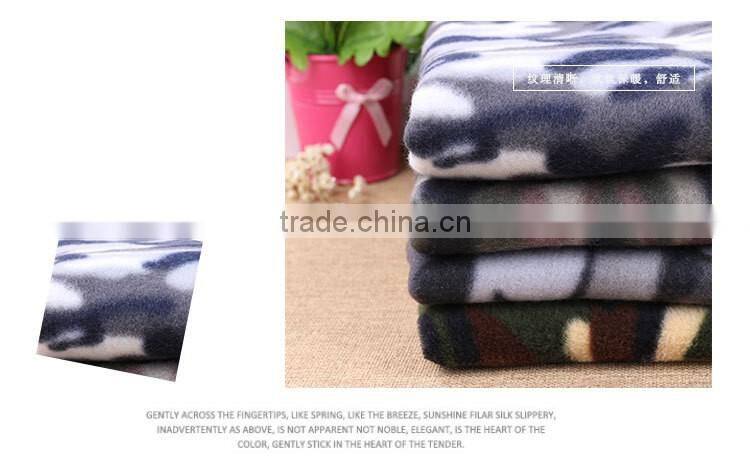 polyester printed fleece fabric plaid polar fleece