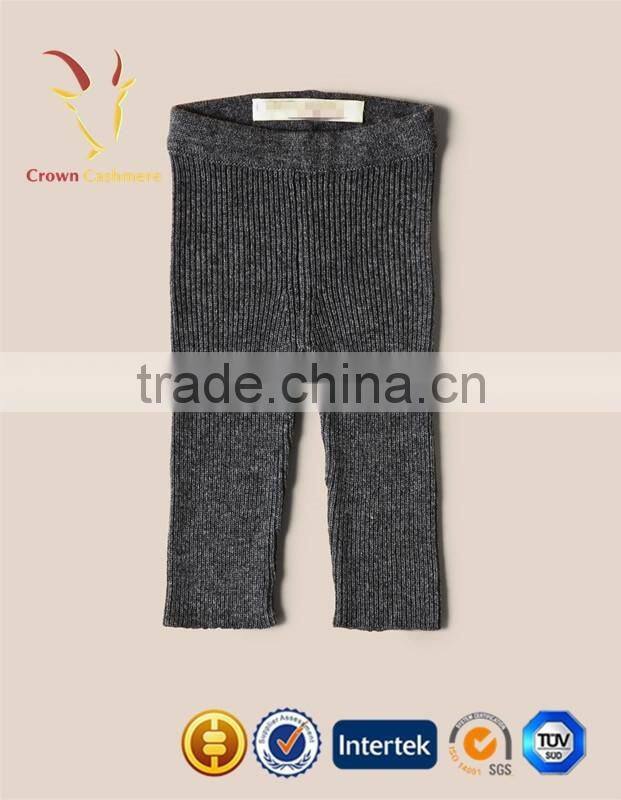 New Design Cashmere Knit Baby Pants Warm Pants