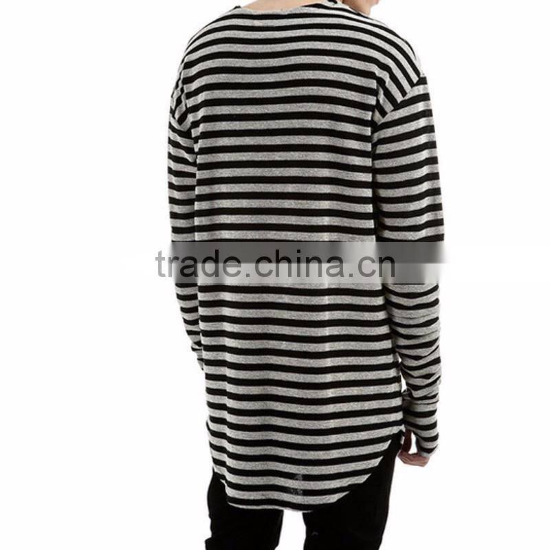 Wholesale High Quality Striped Clothes Men T Shirt Men Fashion Cotton Man T-shirt