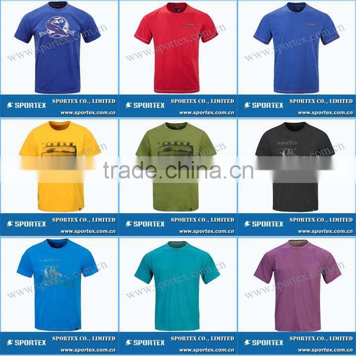 Functional Xiamen Sportex 100%polyester men's t shirt, men's dry fit shirt, dry fit shirts OEM#13037