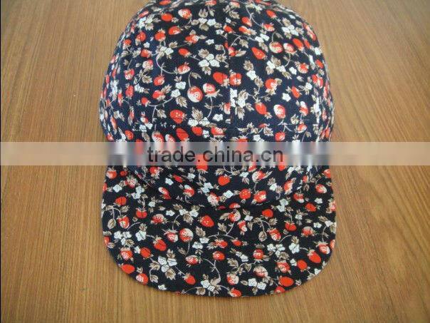 hawaiian print trucker cap