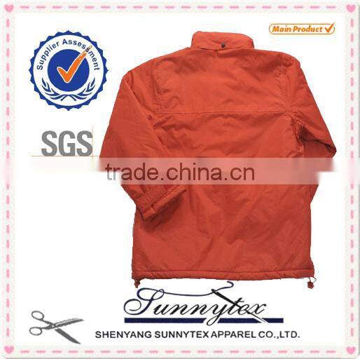 Winter Waterproof PVC Coating Colorful Windbreaker For Men