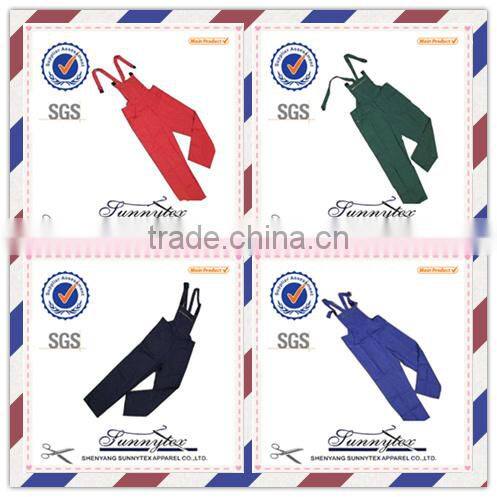 Mechanic working clothes wholesale adult bib overalls