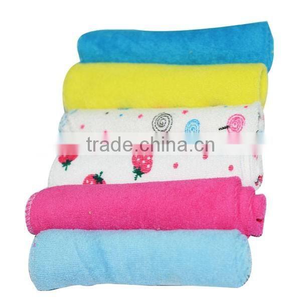 Wholesale baby washing towel 6in1 set/newborn washcloth