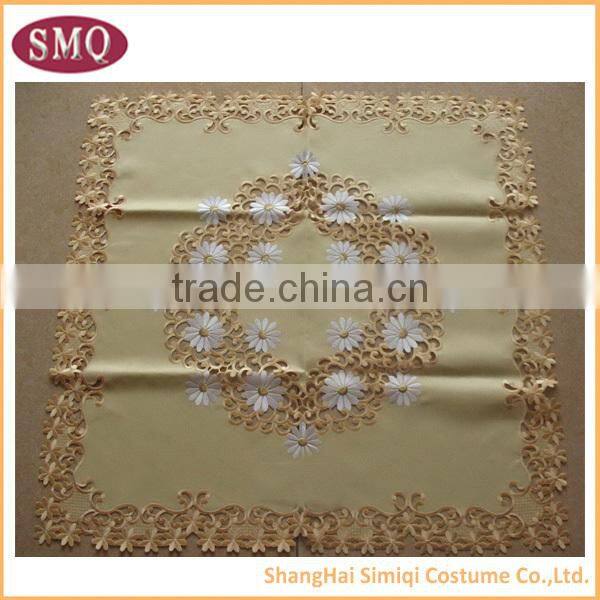 100% polyester hot selling new design embroidery trendy tablecloths