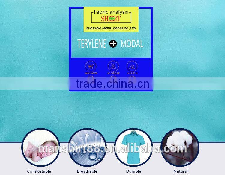 new fashion design man's slim fit short sleeve shirts