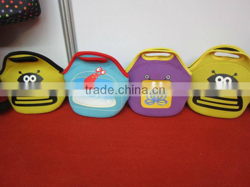 GR-W0118 full printing neoprene lunch bag for office