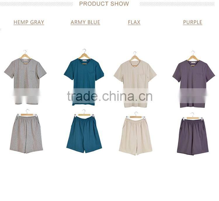 Eco-friendly Qianxiu cotton home secret treasures sleepwear pajamas for men
