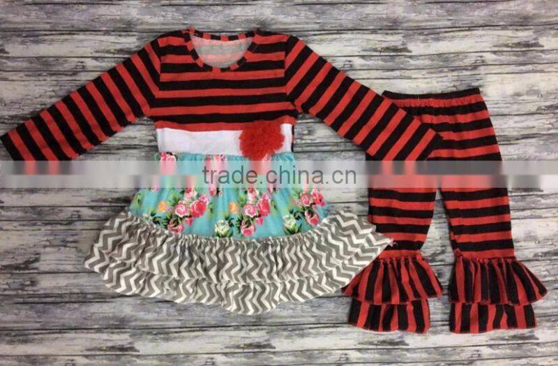 Easter boutique kids clothing remake girl rabbit print outfits spring boutique girl clothing sets