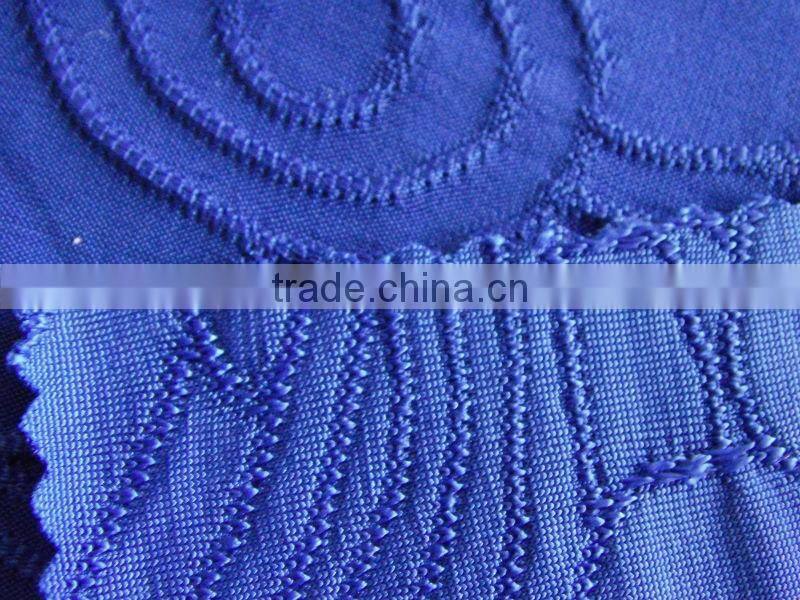 2014 100% polyester jacquard knitting fabric with spandex for dress