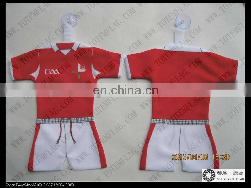 Red One Piece Mini T Shirts For World Cup