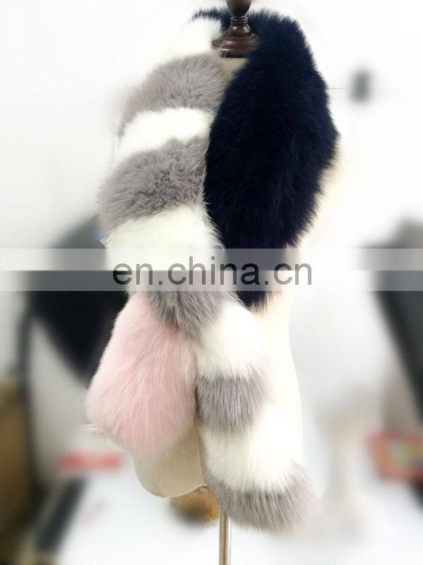 High Quality Nice Real Fox Fur Luxury Scarf