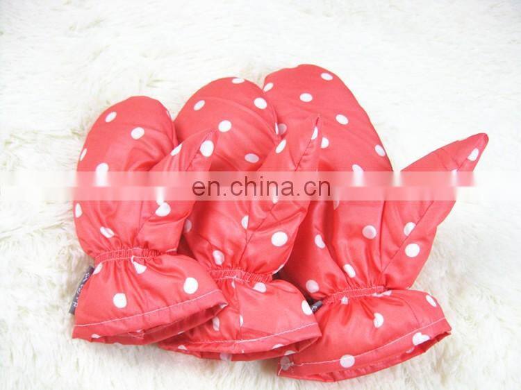 Cycle skiing goose down gloves down mittens