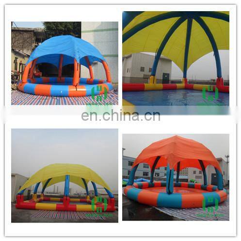 Hot summer hot sale swimming pool giant inflatable unicorn pool float inflatable frame pools inflatable adults pool