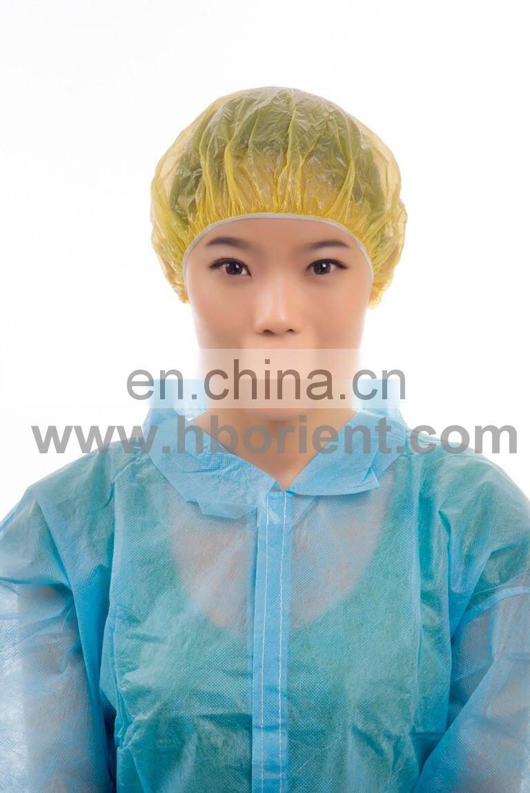 Hotel PE Transparent Shower Cap free size for single use