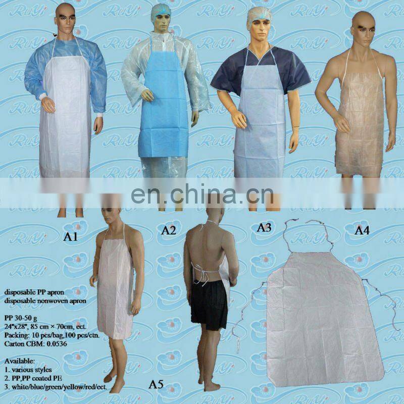 nice printed waterproof kids apron / children drawing apron