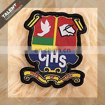 custom individual design weaving label patch woven badges for garment