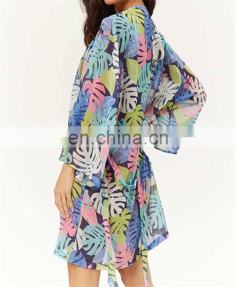 Beach Cover up Chiffon Kaftan Beach Bathing suit Cover ups Tunics for Beach Saida de Praia Swim cover up Sarong Beachwear