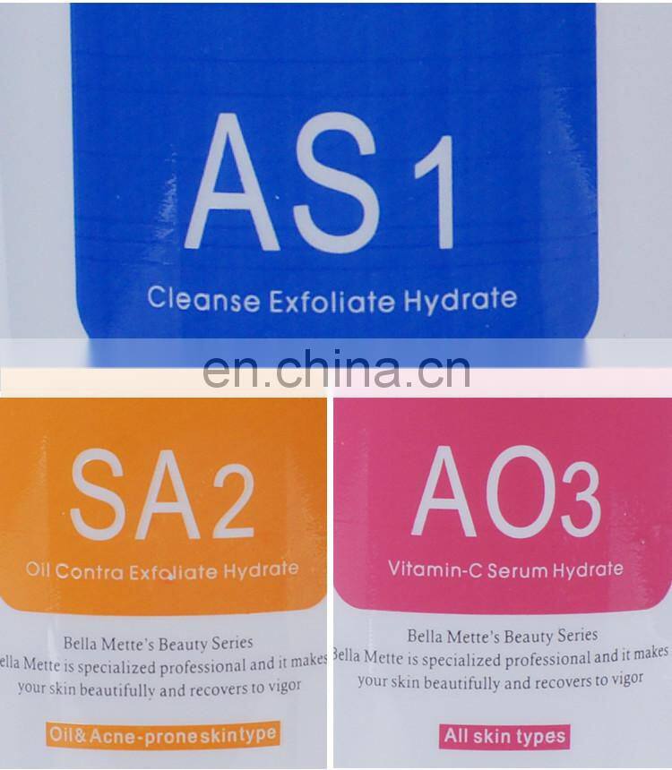 2019 Hot Selling 3 Bottles 400ML Hydra Dermabrasion Machine Small Bubble Solution Cleans And Hydrates Skin