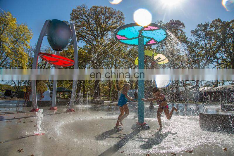 stainless steel material water dumping buckets Water Spray Park Equipment for sale