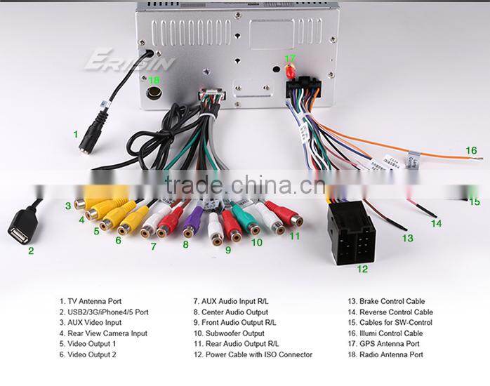 Erisin ES890G 6.2" Touch Screen Car DVD Player 3G GPS TV Radio RDS