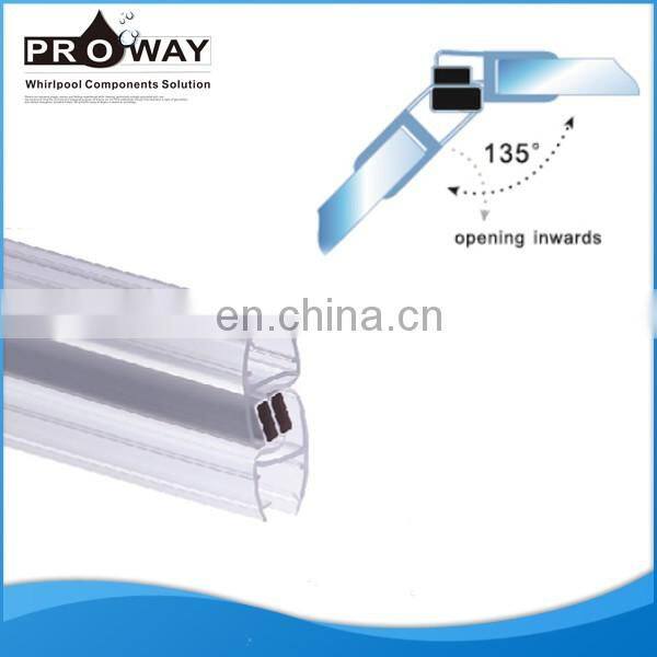 Rubber Glass Shower Seal Strip Bathroom Steam Shower Door Seal