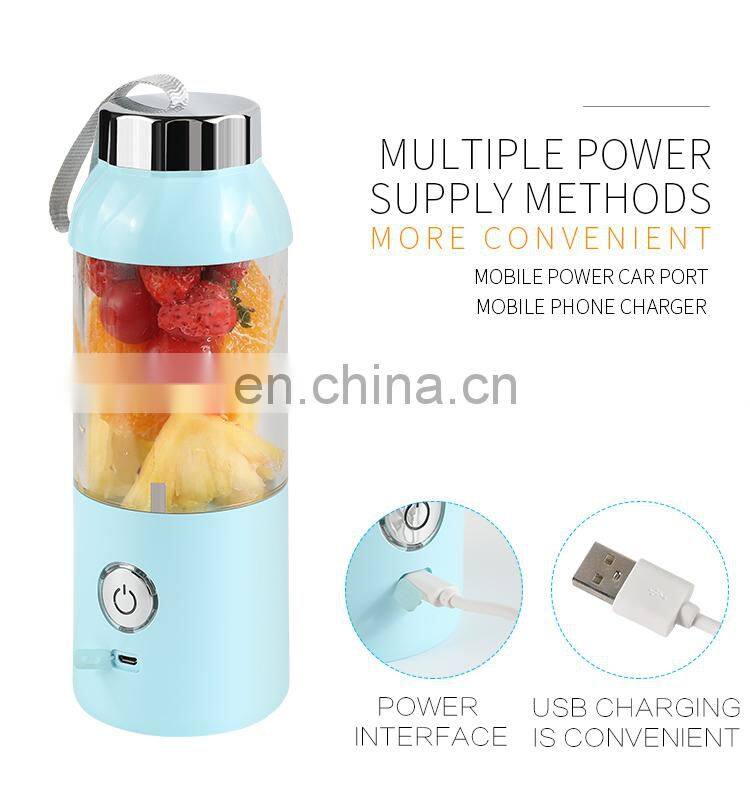 New USB Rechargeable 550ml Fruit Mixing Portable Juicer Blender