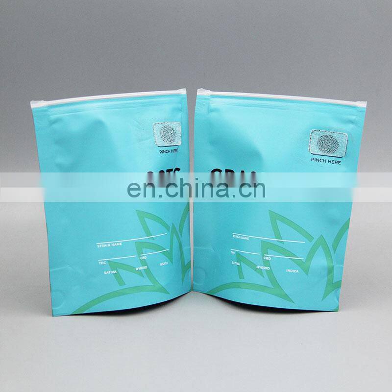 custom printed mylar bags stand up pouch with clear window
