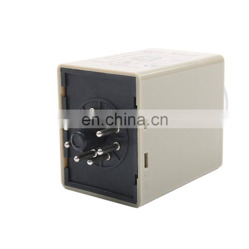 AH3-2 AC 220V 8 Pin DPDT 0-3 Hours 3H Power on Delay Timer Time Relay with socket base