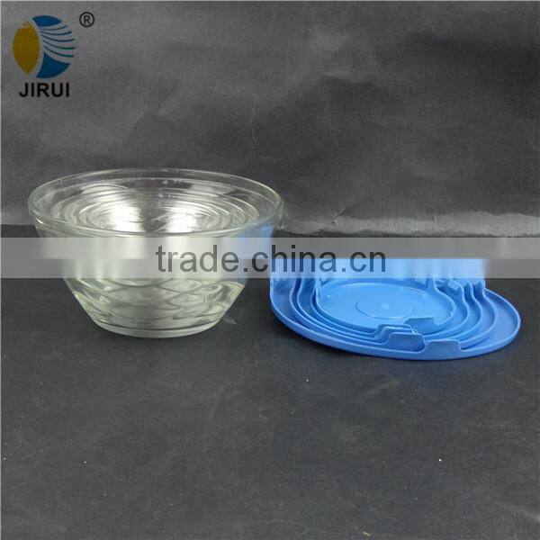 glass fruit bowls set