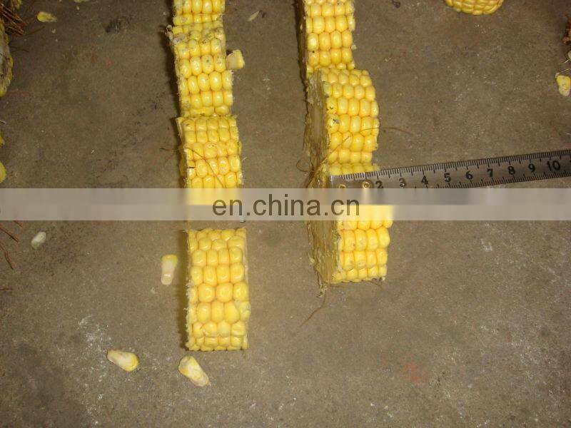 Automatic Sweet Fresh Frozen Corn Cob Cutting Machine