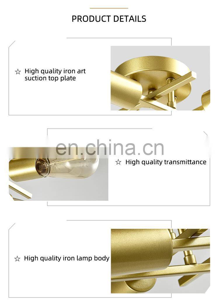 HUAYI New Upgraded Luxury Design Home Kid Room Large E27 Modern Creative Decorative Ceiling Lamp