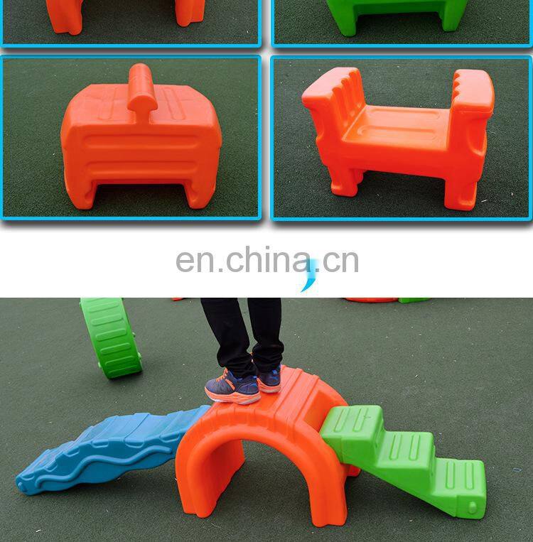 Children Garden Outdoor Big Plastic Balance Bridge
