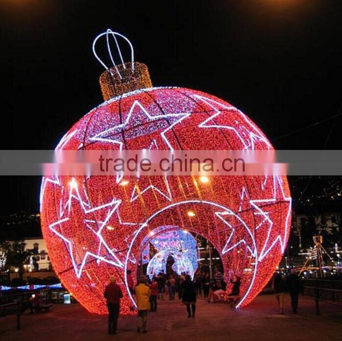 Star decoration outdoor christmas light arches