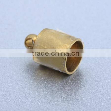 manufacture strong jewelry findings brass cord end