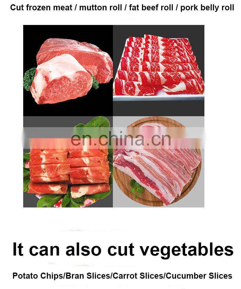 Desktop automatic meat slicer meat slice frozen meat slicer mutton roll flaker