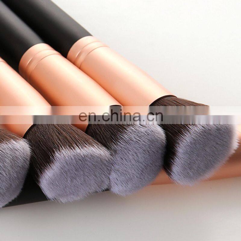 14pcs High Quality Black Makeup Brush Set Wood Handle Brush