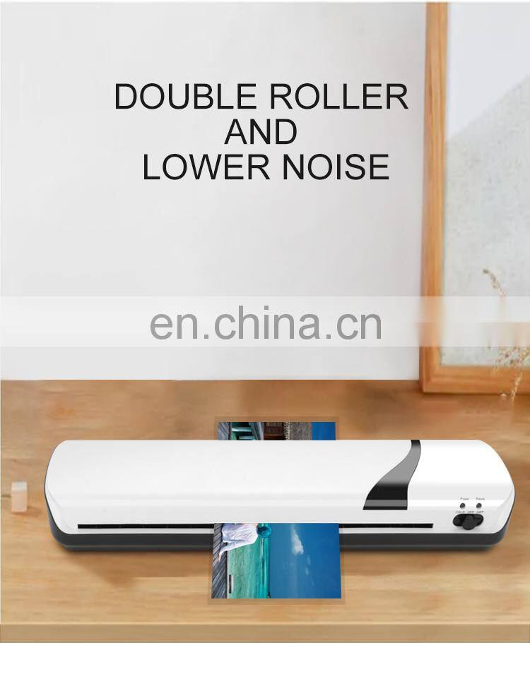 Easy Operation A4 Size 230MM 2 Rolls Mica Para Laminadoras Laminating Table Office/Home Laminator Machine