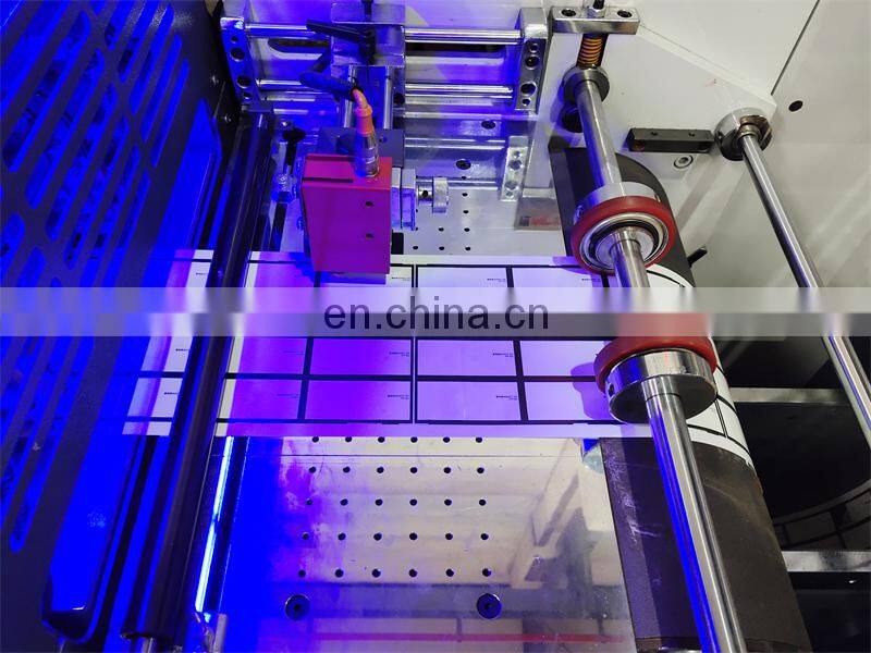 UTM320H High Speed Roll to Roll Automatic Flat bed self-adhesive label sticker Die Cutting Machine