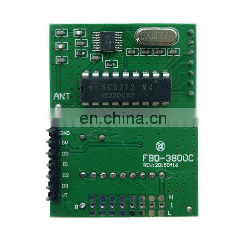 FBD-3800 Rf 4 channel remote control module 433mhz rf module