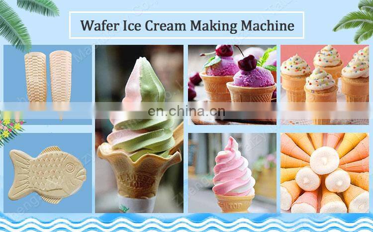 Suppliers waffle ice cream cone forming production line