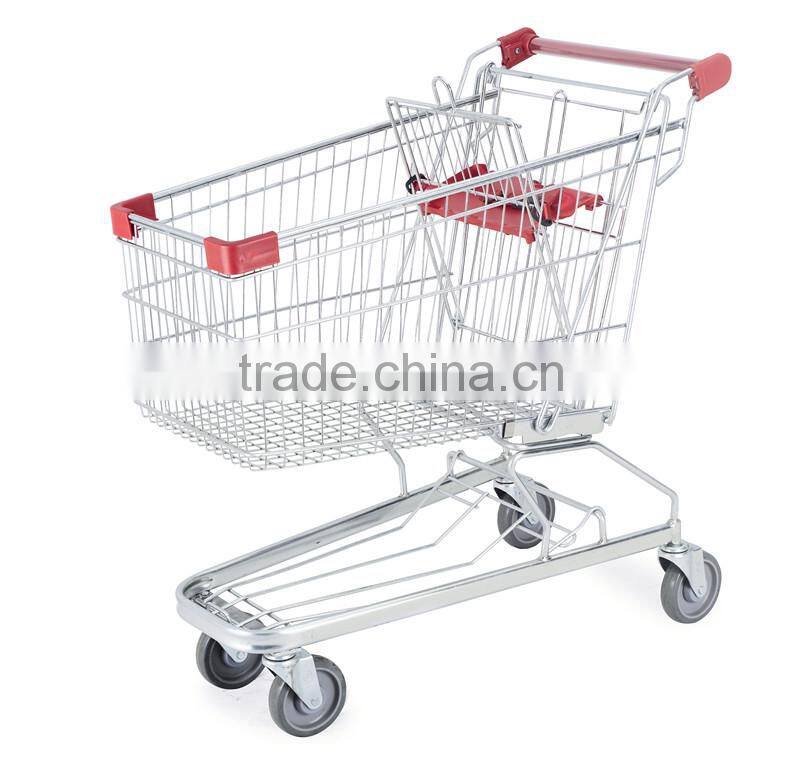 Factory direct sale metal hand trolley for shop/market(RHB-90C)