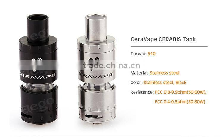 CERAVAPE Cerabis Tank with CERAMIC coil, CERAVAPE Cerabis Tank