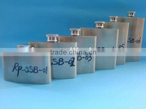 1oz,2OZ,3OZ,3.5OZ,4OZ,5OZ,6OZ,7OZ,8OZ stainless steel hip flask with UV cao or alumina spray pump