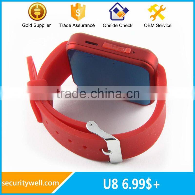 Pedometer Sleep monitor Anti-lost U8 Android Smart watch