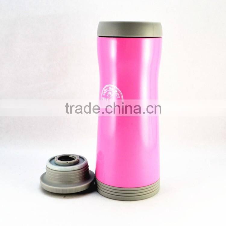 Newly Food Grade Promotional Fashional Concise large-caliber Double Wall Stainless Steel Vacuum Flask