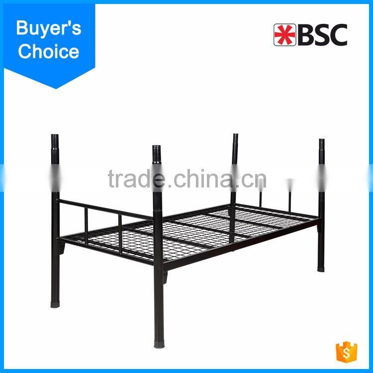 2016 stainless steel iron single bed for sale