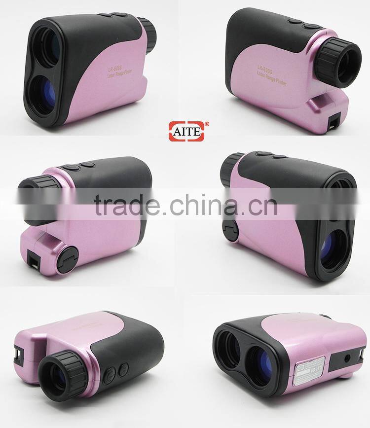 6*24 600m Rubber-Armored laser speed finder with range meter