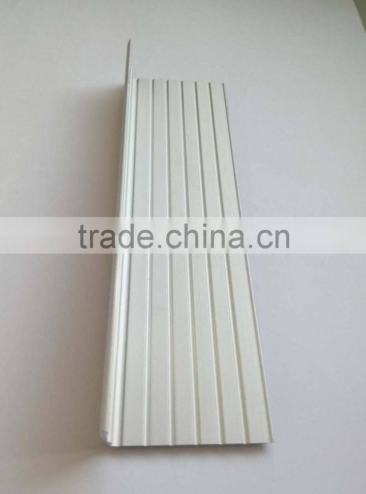 aluminum non slip stair nosing in exterior